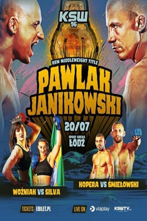 KSW 96: Pawlak vs. Janikowski (2024) poster