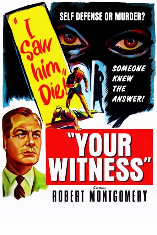 Your Witness (1950) poster