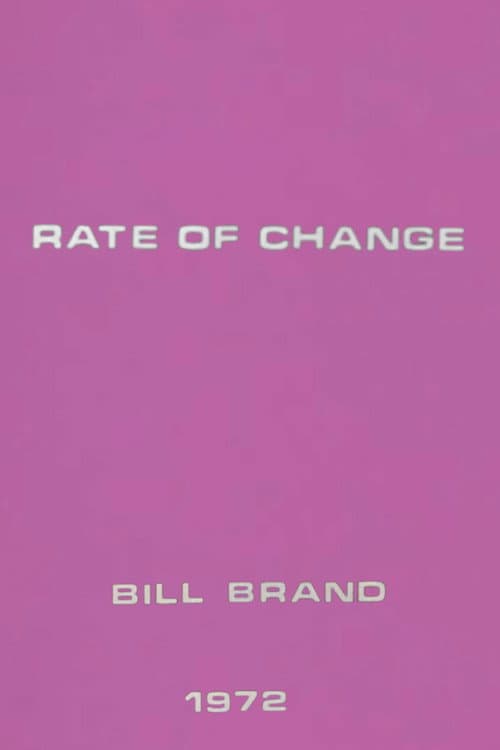 Rate of Change (1972) poster
