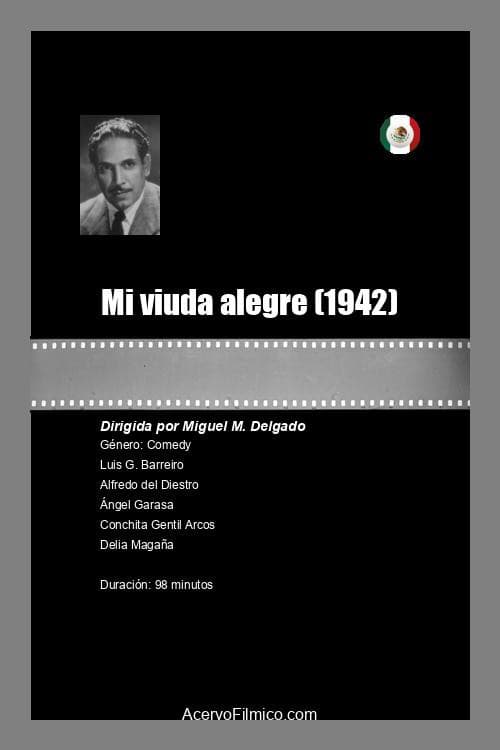 Mi viuda alegre (1942) poster