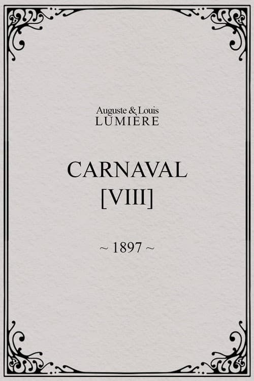 Carnaval, [VIII] (1897) poster