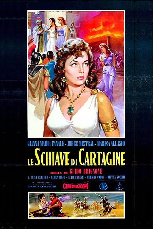 Escravas de Cartago (1956) poster