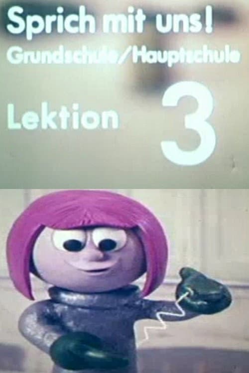 Sprich mit uns! - Lektion 3 (1976) poster