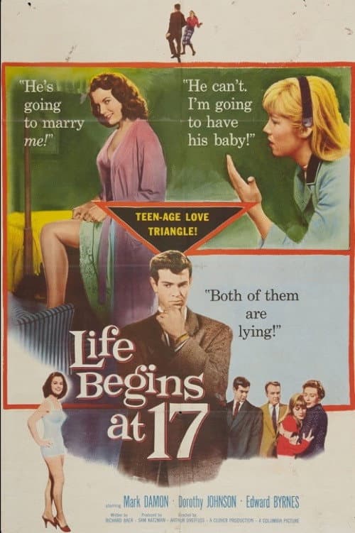 Life Begins At 17 (1958) poster