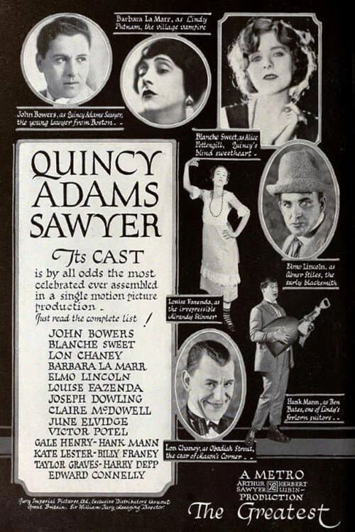 Quincy Adams Sawyer (1922) poster