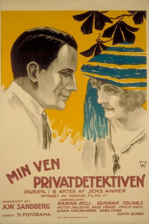 Min ven privatdetektiven (1924) poster