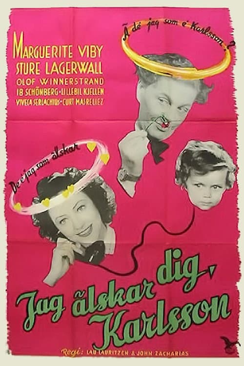 Jag älskar dig, Karlsson! (1947) poster