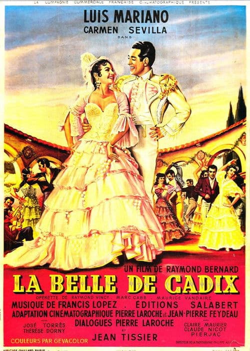 La belle de Cadix (1953) poster