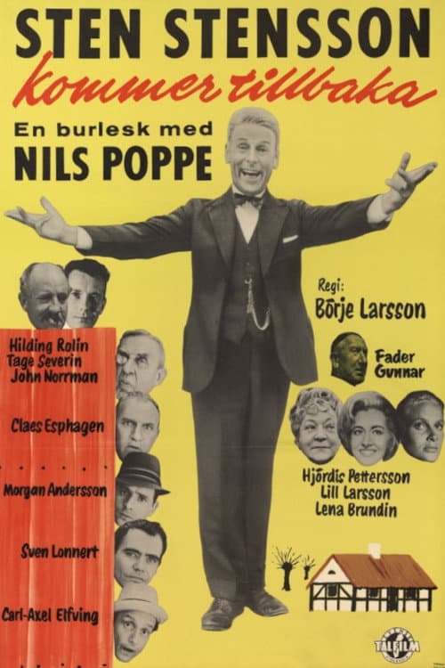 Sten Stensson kommer tillbaka (1963) poster