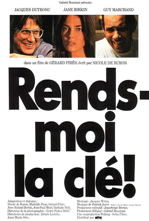 Rends-moi la clé! (1981) poster