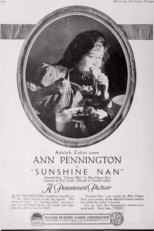 Sunshine Nan (1918) poster