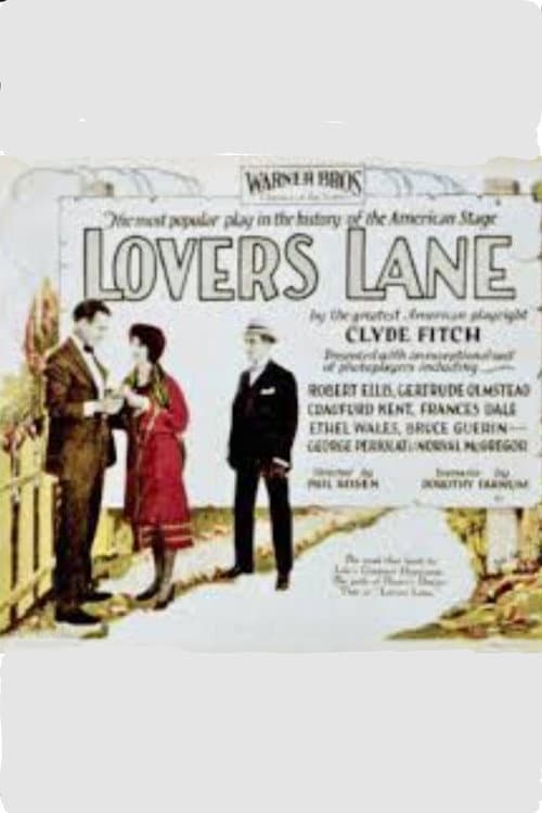 Lovers' Lane (1924) poster