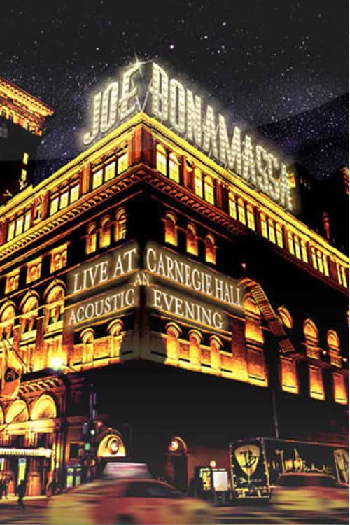 Joe Bonamassa - Live at Carnegie Hall - An Acoustic Evening (2017) poster