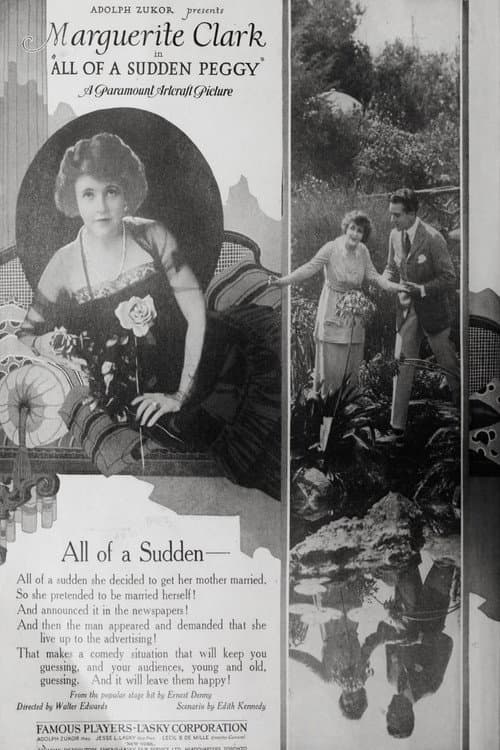 All of a Sudden Peggy (1920) poster
