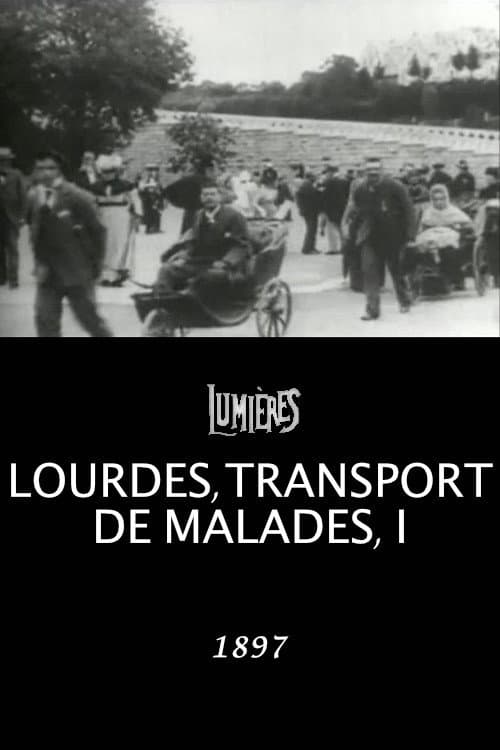 Lourdes, transport de malades, I (1897) poster