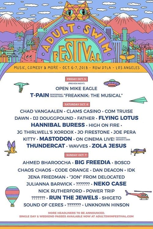 Adult Swim Festival Presents: Run the Jewels (2022) poster