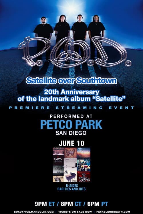 P.O.D. - Satellite Over Southtown: "B-Sides, Rarities & Hits" (2021) poster
