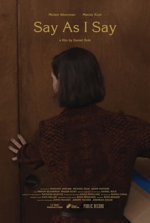 Say as I Say (2025) poster