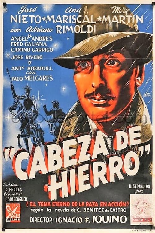 Cabeza de hierro (1944) poster