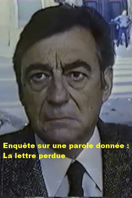 Enquête sur une parole donnée : La lettre perdue (1985) poster