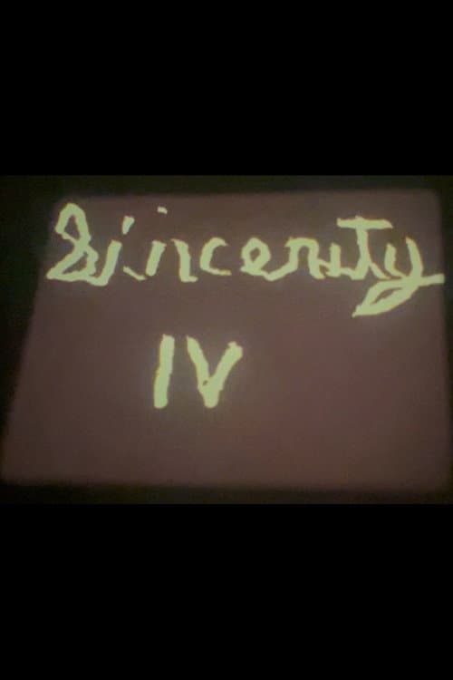 Sincerity IV (1979) poster