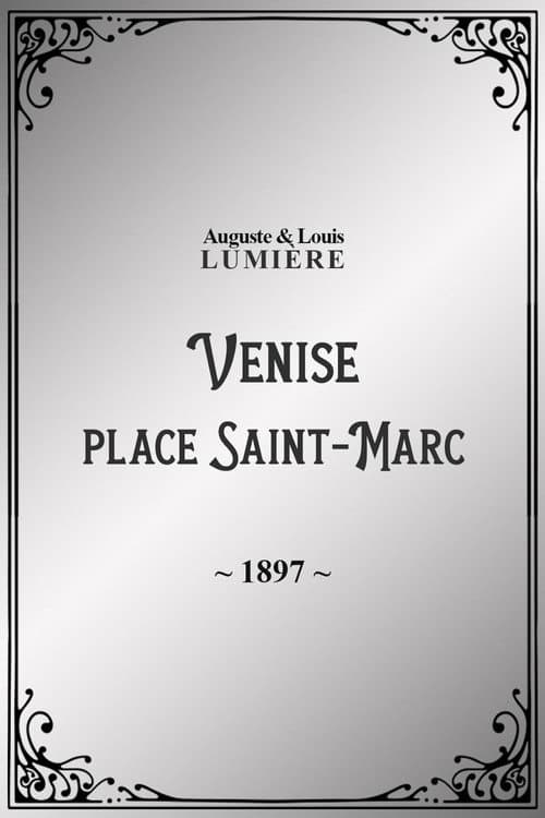 Venise : place Saint-Marc (1897) poster