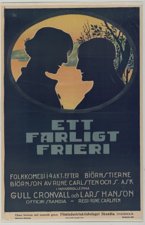 Ett farligt frieri (1919) poster