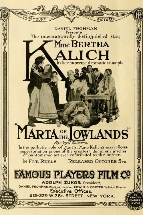 Marta of the Lowlands (1914) poster
