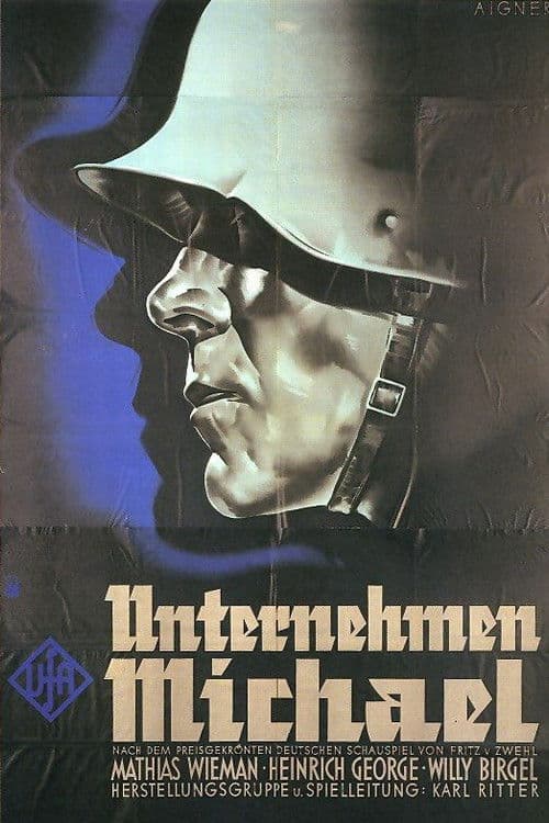 Unternehmen Michael (1937) poster