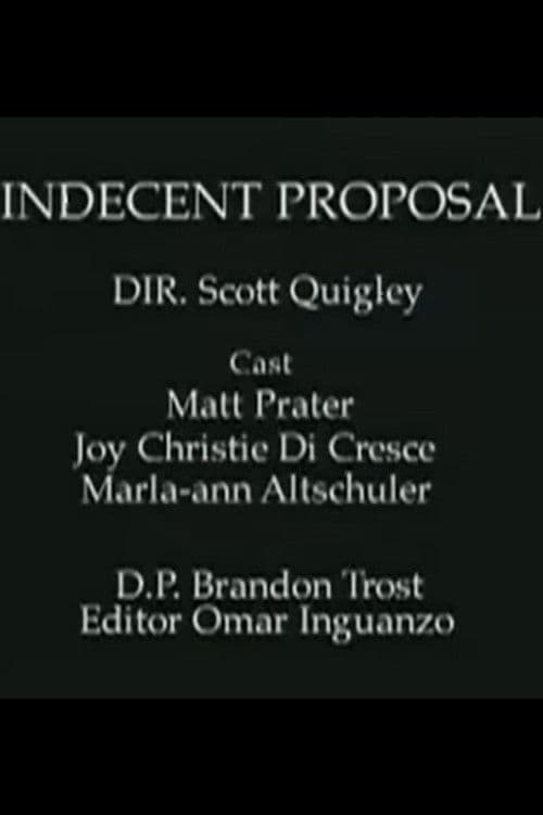 Indecent Proposal (2001) poster
