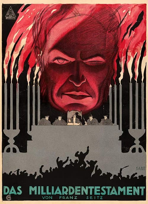 Das Milliardentestament (1920) poster