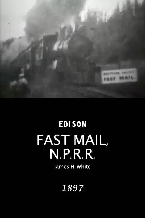 Fast mail, Northern Pacific Railroad (1897) poster