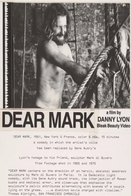 Dear Mark (1981) poster