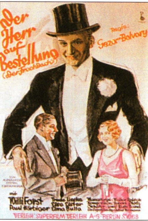Der Herr auf Bestellung (1930) poster