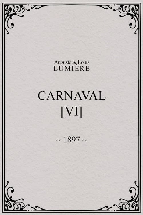 Carnaval, [VI] (1897) poster
