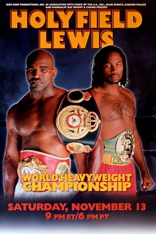 Evander Holyfield vs. Lennox Lewis II (1999) poster