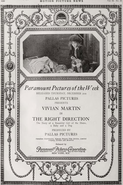 The Right Direction (1916) poster