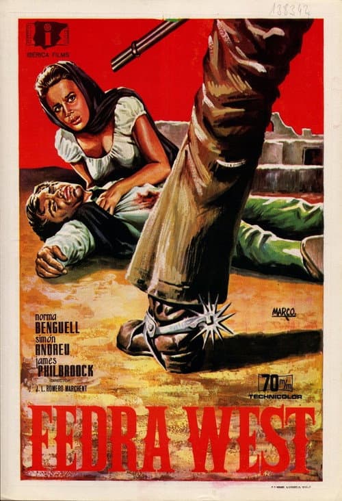 Fedra West (1968) poster