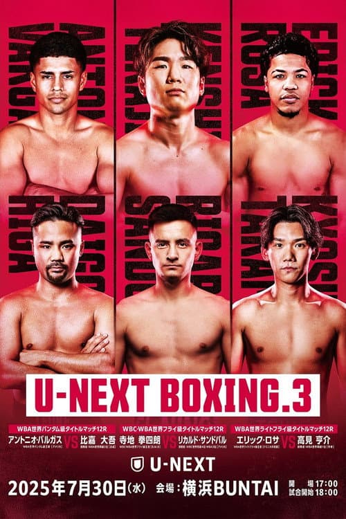 U-NEXT BOXING.3 (2025) poster