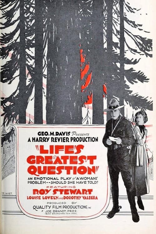Life's Greatest Question (1921) poster