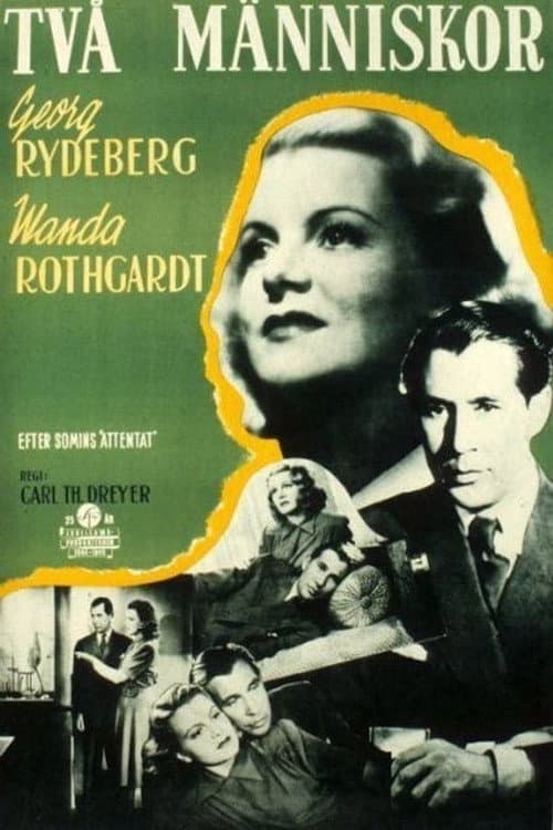 Två människor (1945) poster