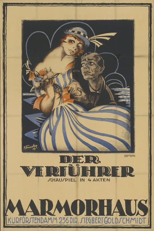 A csábító (1918) poster