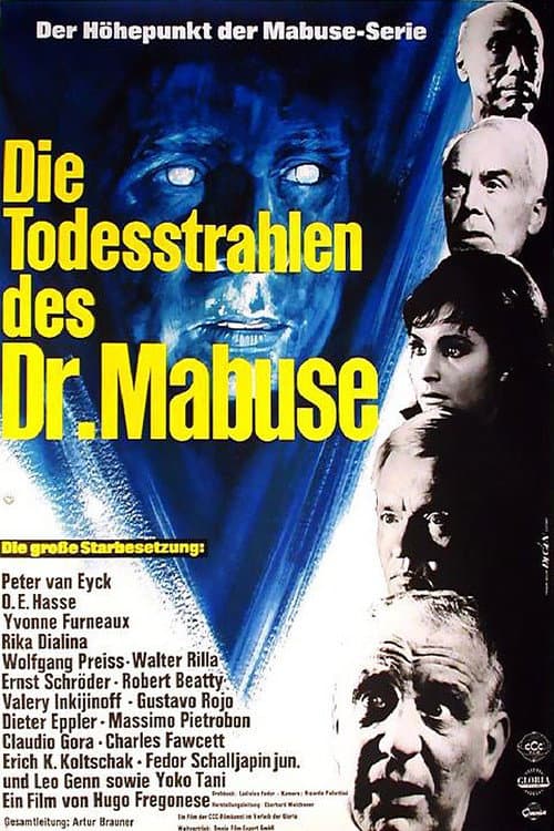 Die Todesstrahlen des Dr. Mabuse (1964) poster