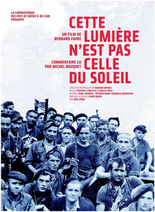 Cette lumière n'est pas celle du soleil (2014) poster