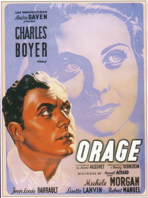Orage (1938) poster