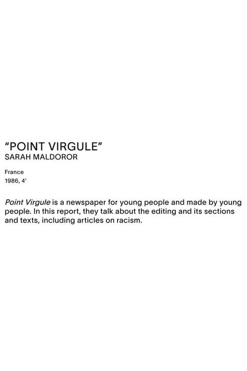 Point virgule (journal jeunes) (1986) poster