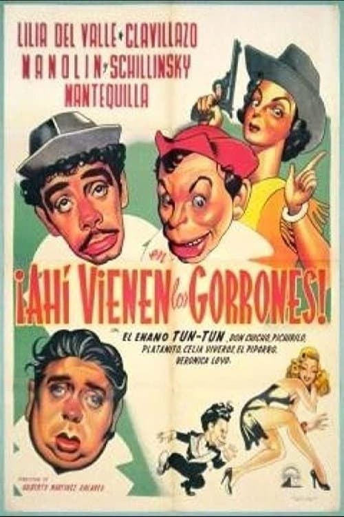Ahí vienen los gorrones (1953) poster
