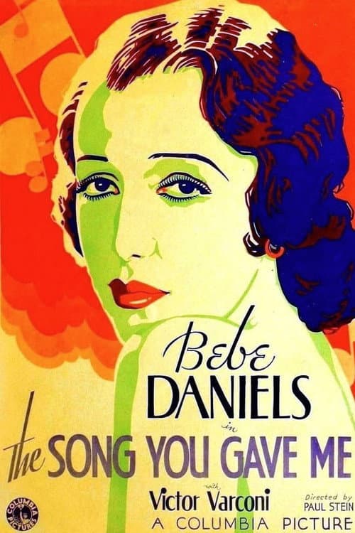 The Song You Gave Me (1933) poster