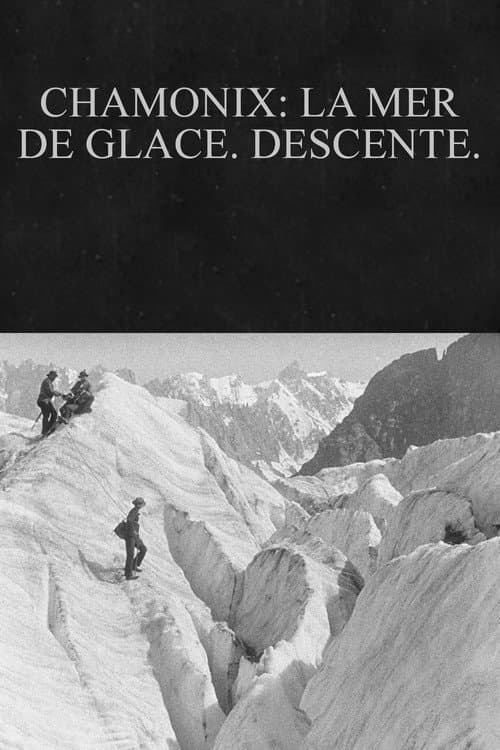 Chamonix: la mer de glace. Descente. (1900) poster
