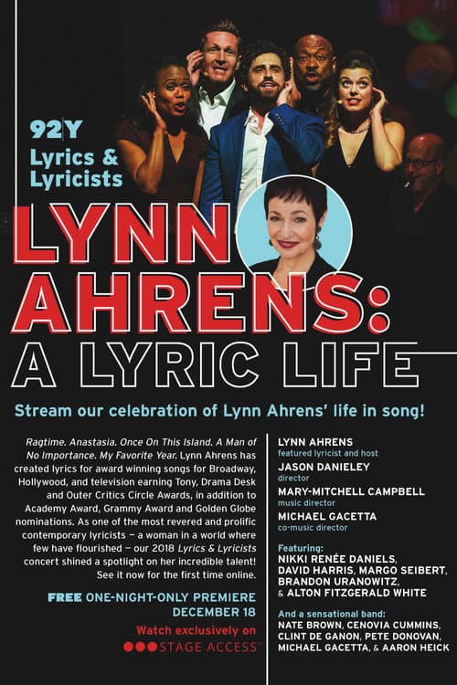 Lynn Ahrens: A Lyric Life (2020) poster